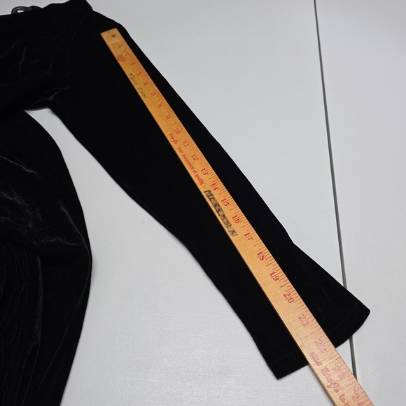 Urban CoCo‎ Maxi Dress Womens Small Black Velvet Goth Witchy Festival Medieval - Picture 13 of 16